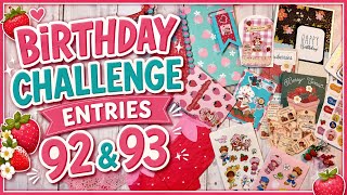 🍓    Birthday Challenge Entries 92 & 93 | Strawberry Shortcake Happiness! 🍓🎉