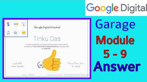 Google Digital Garage Module 5 - 9 Question Answer with 100% | Digital Marketing Certificate