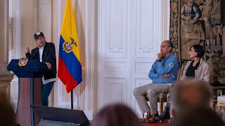 Pdte. Petro durante anuncio de financiación para el Parque Nacional Natural Serranía de Chiribiquete