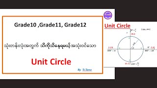Unit Circle, Trigonometry, Grade10,Grade11,Grade12 ,Notes, Tena