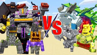 1 VS 1 - Mowzie's Mobs VS Golemania in Minecraft