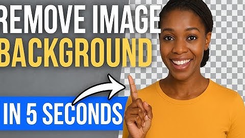 Remove Image Background in 5 Seconds — 100% Free