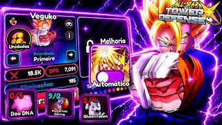 FINALMENTE EU FIZ O VEGETTO NA NOVA ATUALIZAÇÃO ALL STAR TOWER DEFENSE X