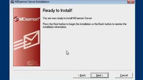 How to Install MDaemon Email Server