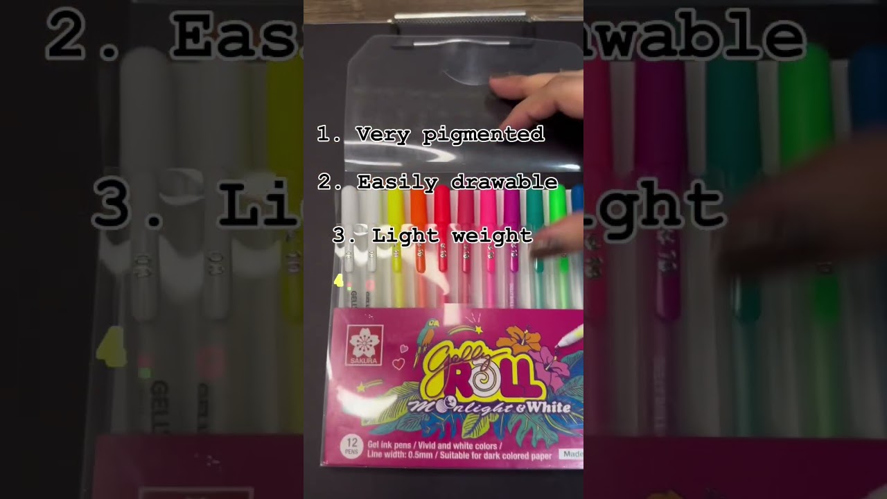 Reviewing Sakura gelly roll pen 