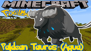 HOW TO FIND PALDEAN TAUROS (AQUA BREED) IN PIXELMON REFORGED - MINECRAFT GUIDE - VERSION 9.1.4