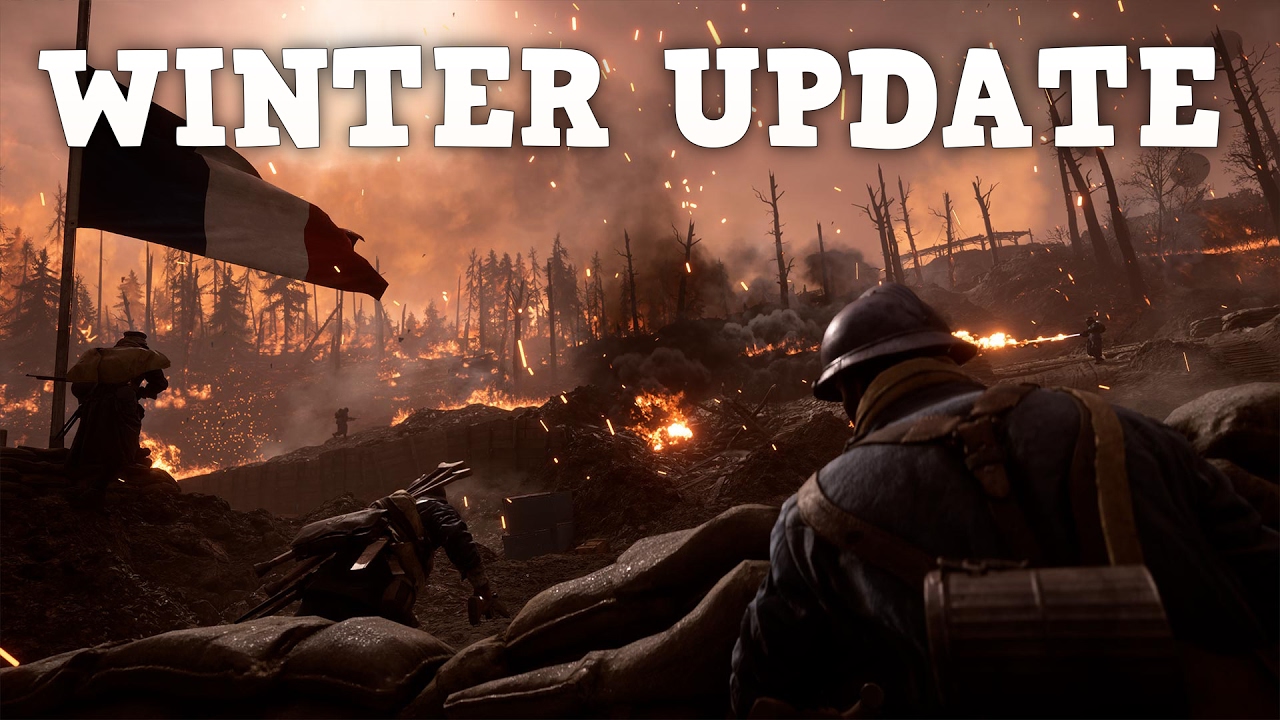 WINTER PATCH IS HERE - Level 50 Scout Grind Battlefield 1 Gameplay (PS4 Pro)