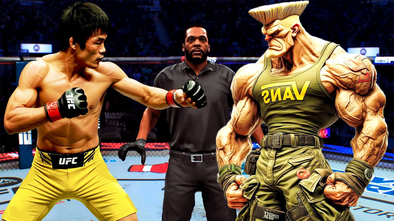 PRIME Bruce Lee vs. Guile Vans | EA Sports UFC 4