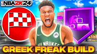This GIANNIS "Greak Freak" BUILD IS UNSTOPPABLE! HOF BULLDOZER + ELITE CONTACT DUNKS!