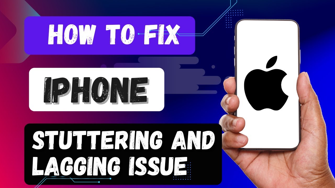 How To Fix iPhone Stuttering And Lagging Issue - YouTube
