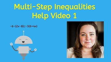 Multi-Step Inequalities Help Video 1 - Algebra for Teens!