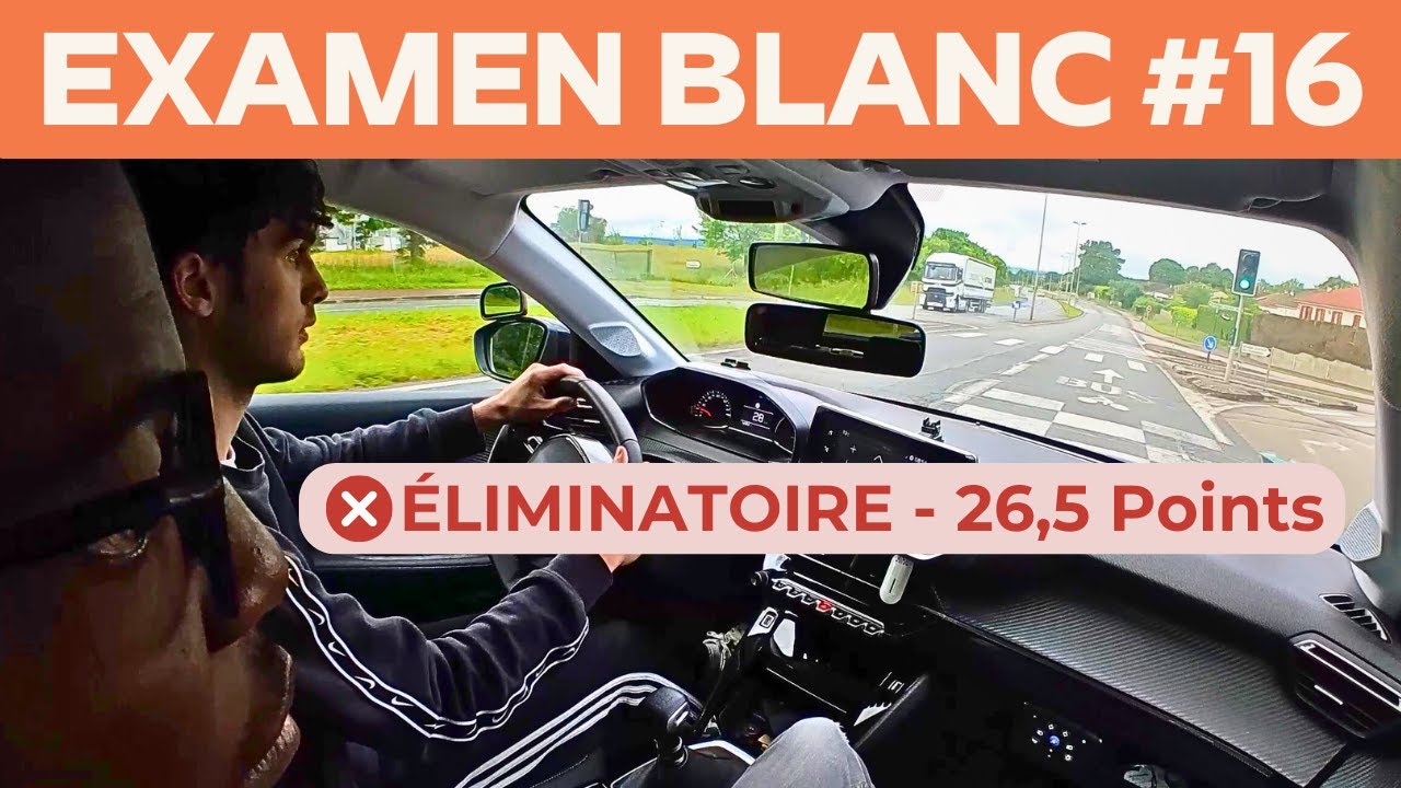 26,5/31 EXAMEN BLANC du Permis de Conduire