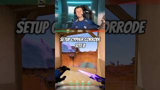 Setup Cypher incroyable sur le site B de Corrode #valorant #new #map #corrode #setup #cypher #twitch
