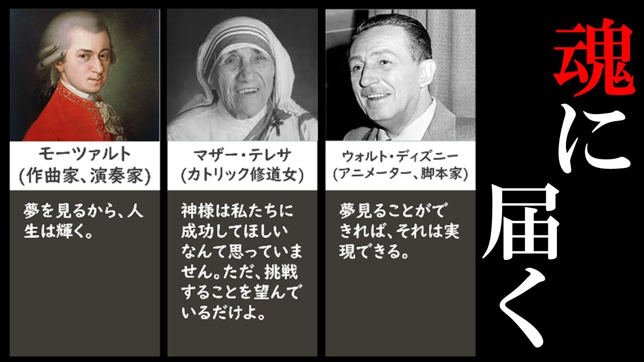 バカでも行動したくなる世界の偉人の名言 Youtube