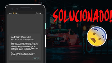 Andropen Office : Este Documento Contiene Macros [Solucionado]