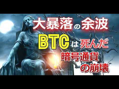 大暴落の余波。ビットコインは死んだ、暗号通貨の崩壊