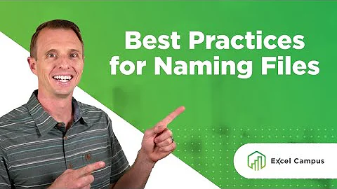 Best Practices for Naming Files