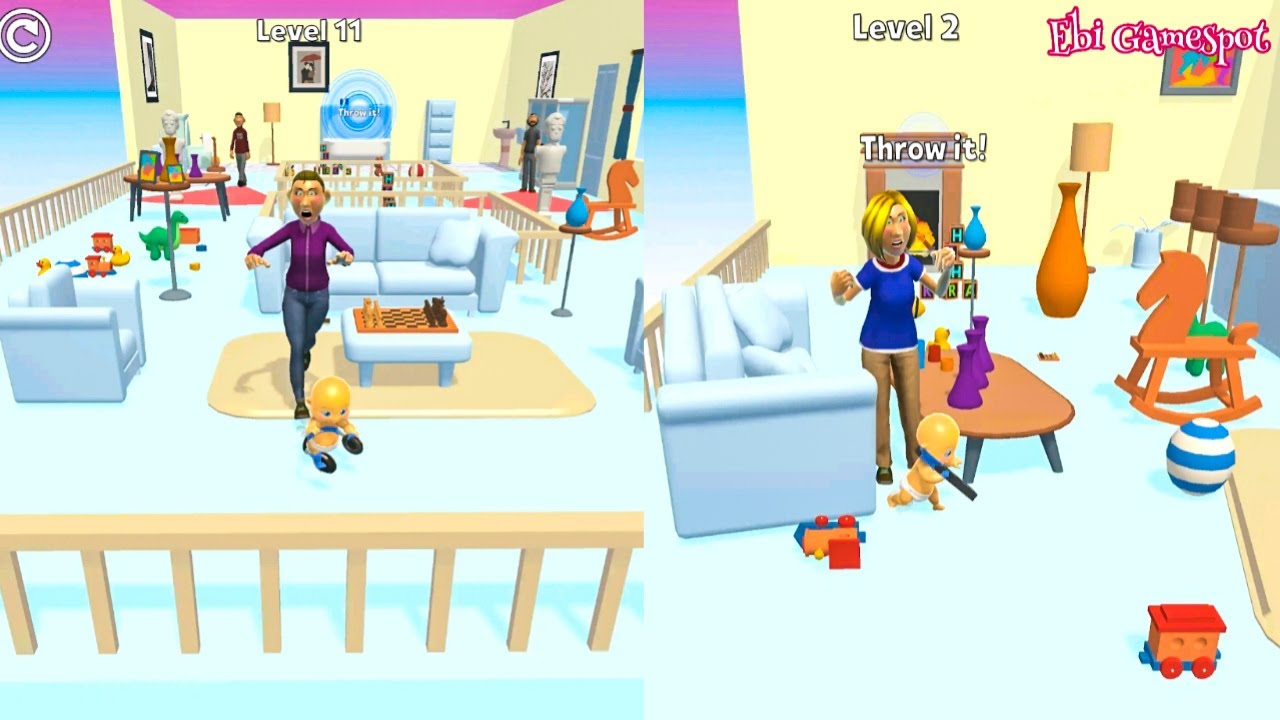 Sekarang B@yi Sultan Tomtom Berulah Jahilnya Minta Ampun | Game Baby Prank @Ebi Gamespot