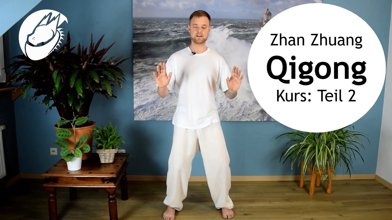 🐲 Qigong für Anfänger 🌳 Stehen wie ein Baum 🌳 MIT ANLEITUNG  #ZhanZhuang #Qigong 🐲