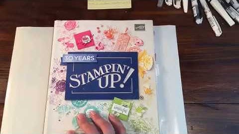 Facebook LIVE replay, Simple Scraps card , Stampin