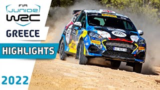 Junior WRC Highlights : Friday | WRC EKO Acropolis Rally Greece 2022