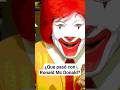 ¿Que pasó con Ronald Mc Donald? #mcdonalds #secretos #marcas