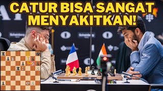 ALIREZA : " SAYA BERUNTUNG"! || Alireza Firouzja vs Gukesh D || Fide Candidates 2024 Rd7