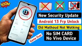 All ViVO Devices Android 13 FRP UNLOCK (without pc) - Old Method Not Working || 2023 Latest Method