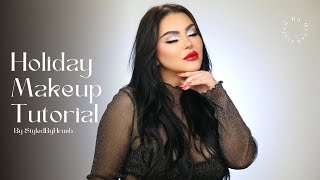 Holiday Glam Makeup Tutorial | StyledByHrush