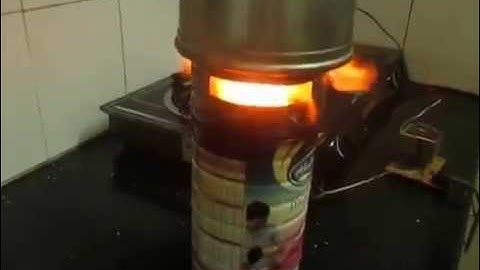 Bếp đun mùn cưa tự chế Bùi Anh Phi