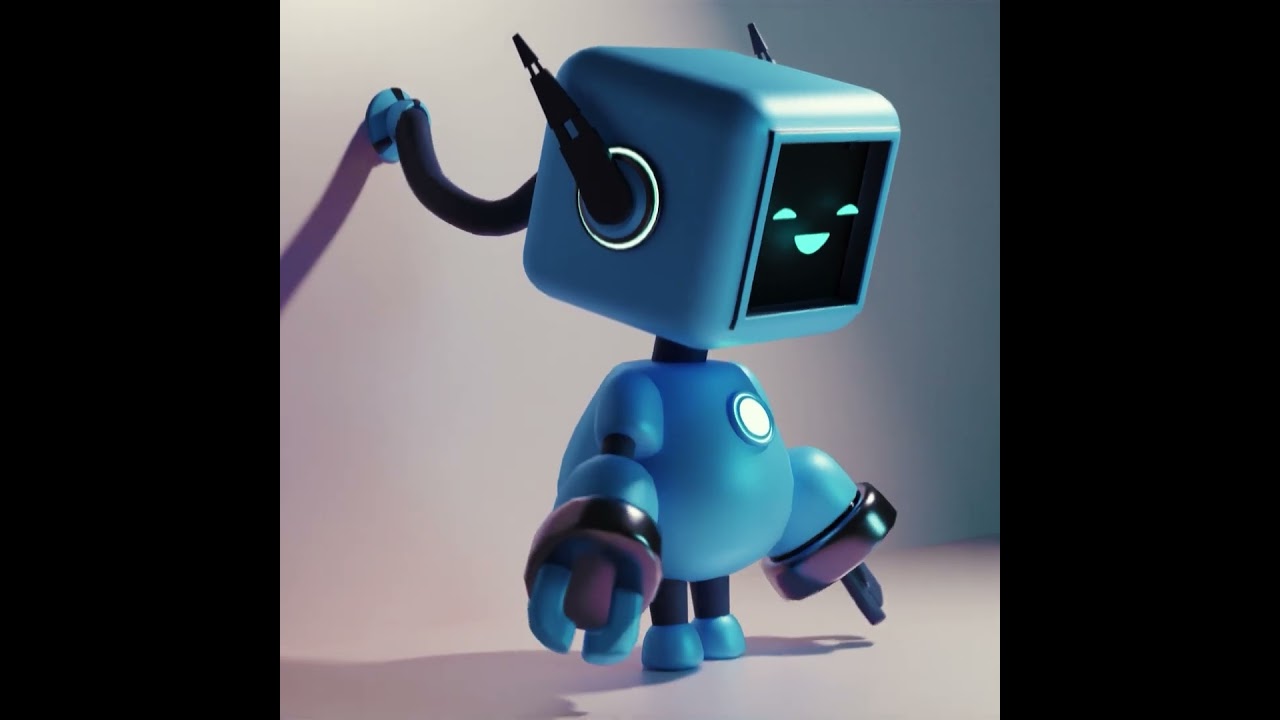 A Lil Robot Animation Blender #robot #blender #blender3d #blenderanimation