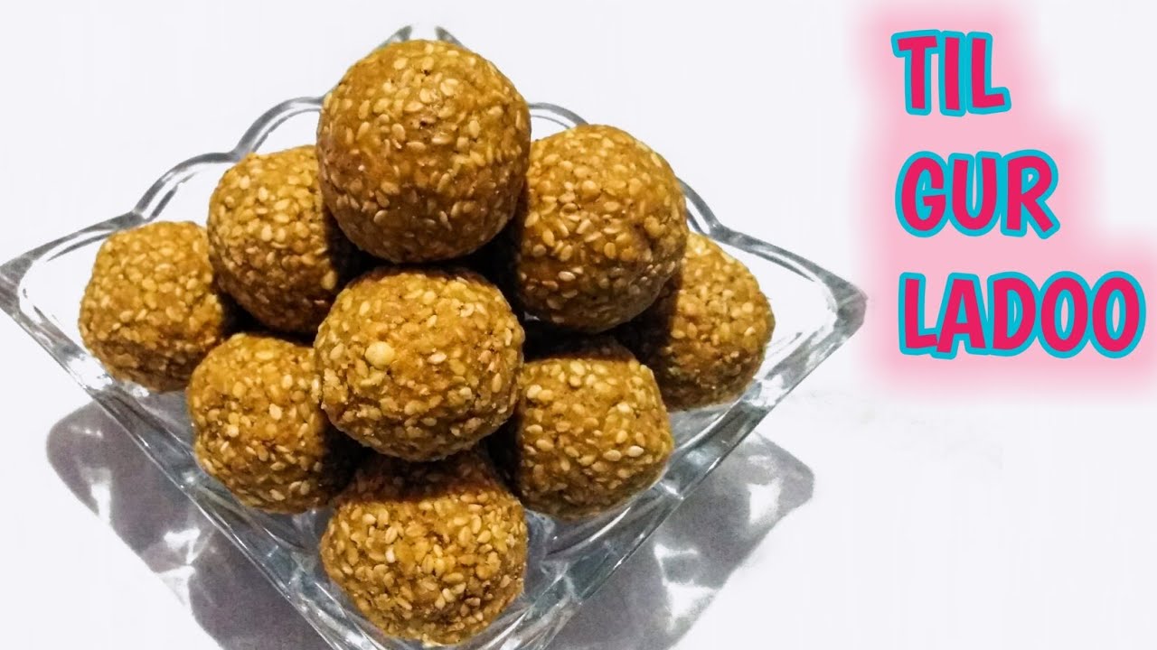 तिल गुड के लड्डू, सर्दियों के लिये । Til Gur Laddu Sesame Seeds