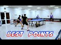 Best points table tennis    match seghos vs oberena