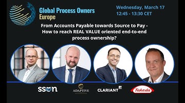 Adaptive Group with own speaking session during Global Process Owner Europe!