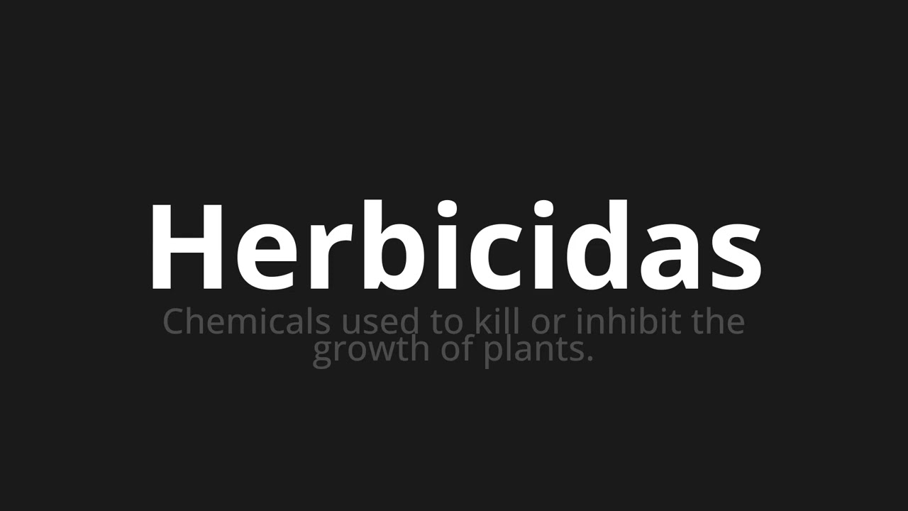 How to pronounce Herbicidas