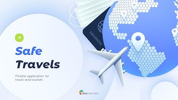 Safe Travels With Travel Bubble Powerpoint Presentation Video