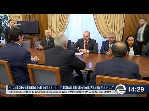 მამუკა ბახტაძე რუმინეთის სენატის პრეზიდენტს შეხვდა