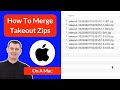 Easily Merge Multiple Zip Files from Google Takeout on Mac 🖥️