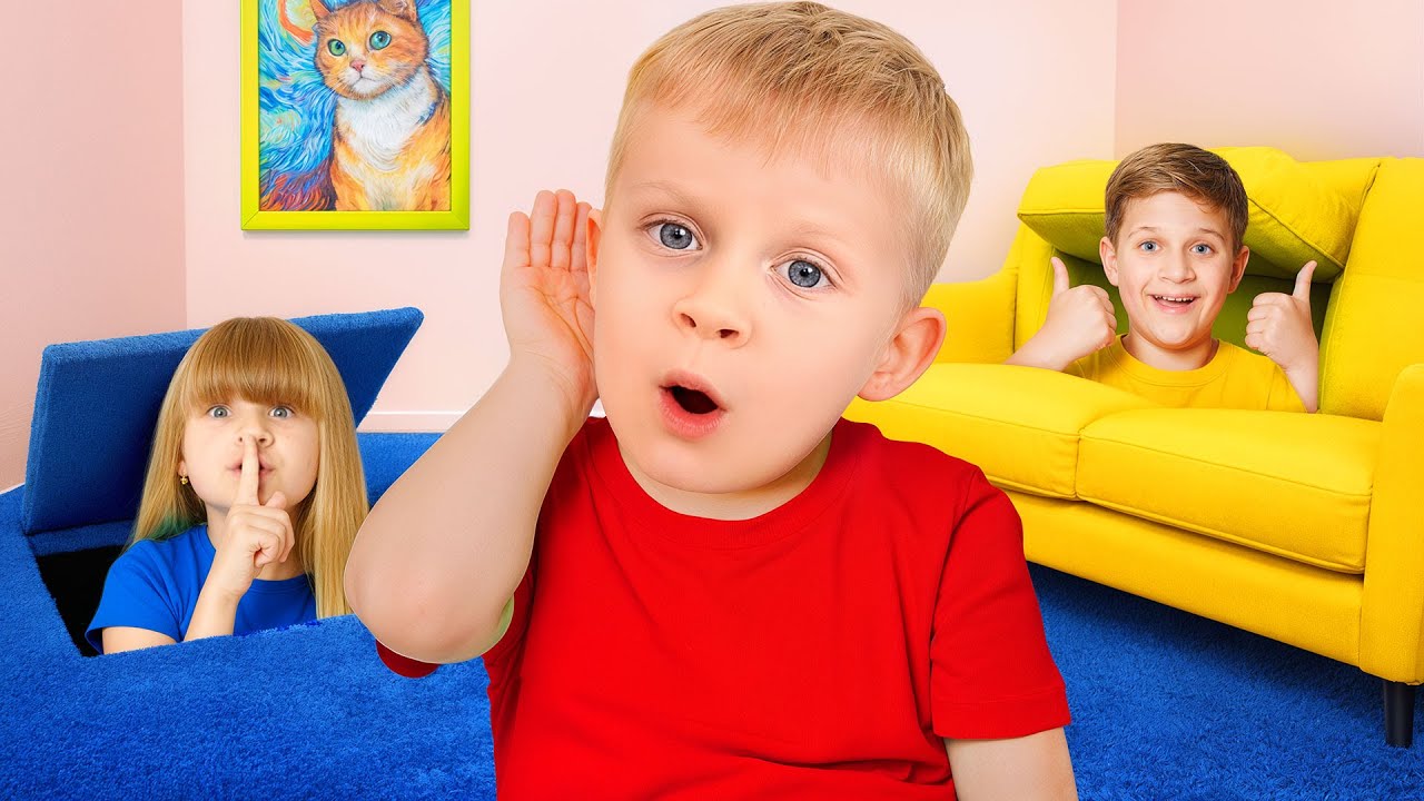 Hide and Seek in One Color with Oliver and Friends