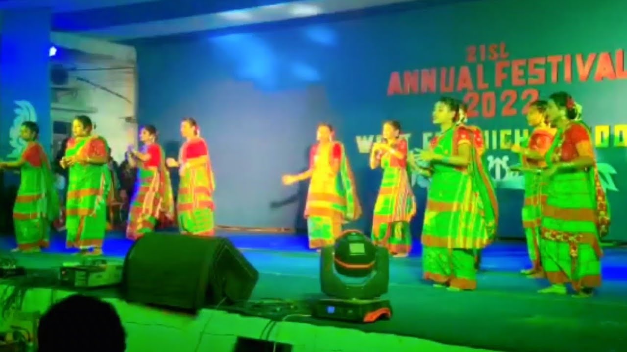 West End High School Jhargram ||  Annual Festival || 2022 || Santhali Dance Video