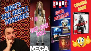 NECA LIFE-SIZE M3GAN DOLL SCREAM FACTORY JUNE RELEASES AND WRATH OF BECKY ON 4K