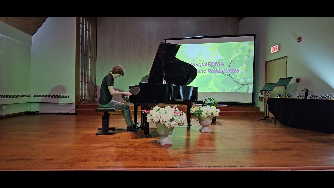 Spring Piano Recital 2025 Etiuda Rewolucyjna Chopin w wykonaniu Sebastiana S. 