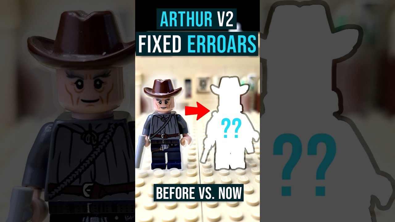 How to BUILD LEGO Arthur Morgan Minifigure RDR2! 