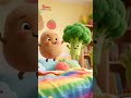 ஐந்து சின்ன காய்கறிகள் - Five Little Jumping Vegetables | Nursery Rhymes for Kids | Kids | Shorts