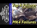 Top 5 Failures 1999-2005 MK4 Golf, Beetle and Jetta