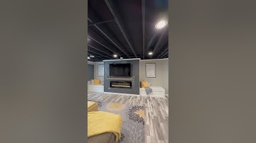 Stunning Basement Remodel Revealed #shorts #remodel #basement