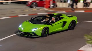 Supercars In Monaco 2023 - Vol. 36 (Skyline R34 Gt-R, Loud 812 Superfast, Aventador Sv, 2X Ford Gt)