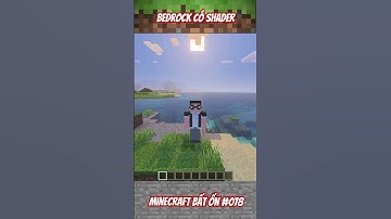 Minecraft bất ổn (phần 78) - Bedrock có shader #minecraft #shorts