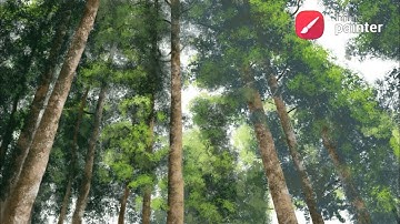 Infinite painter | painting the trees