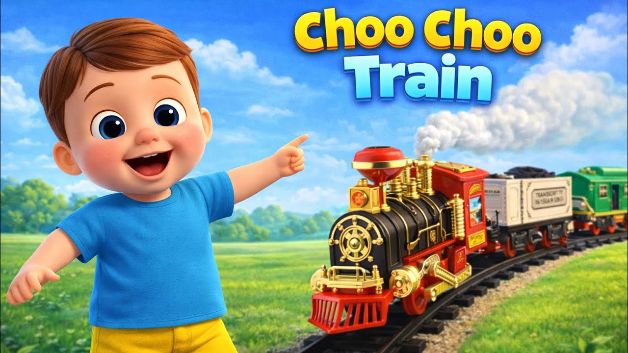 📌 Choo Choo Train 🚂🎶 | Cute Babies Action Song Fun 🧸 | Baby Bubbles